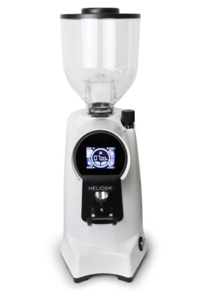 Eureka Helios Electronic Espresso Grinder with Touchscreen and Controls, White - Italian