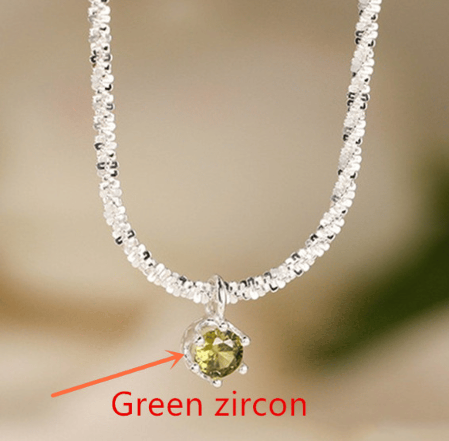 Andara luxury 925 sterling silver AAAAA zircon necklace fashion necklace Italian silver necklace women's jewelry