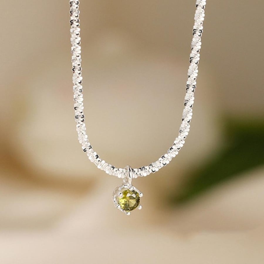 Andara luxury 925 sterling silver AAAAA zircon necklace fashion necklace Italian silver necklace women's jewelry