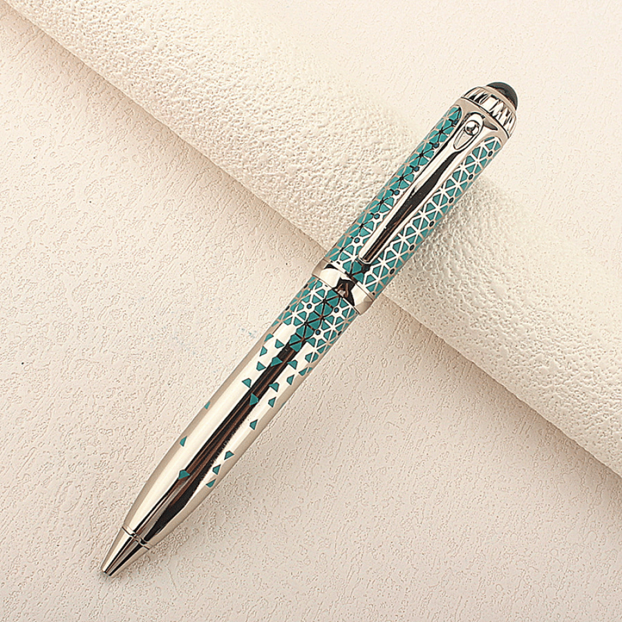 High-quality dual-color metallic gel pen 0.7 millimeter electric dry ink pen National Investment Bank stationery office supplies school supplies pen gel ink roller