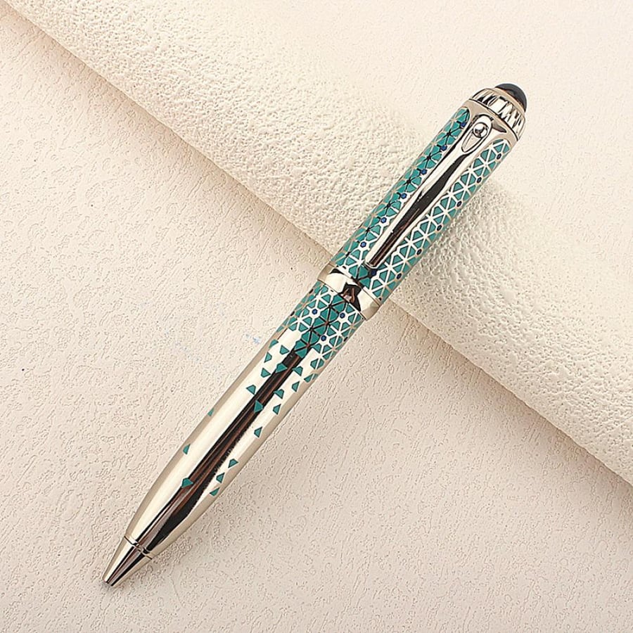 High-quality dual-color metallic gel pen 0.7 millimeter electric dry ink pen National Investment Bank stationery office supplies school supplies pen gel ink roller