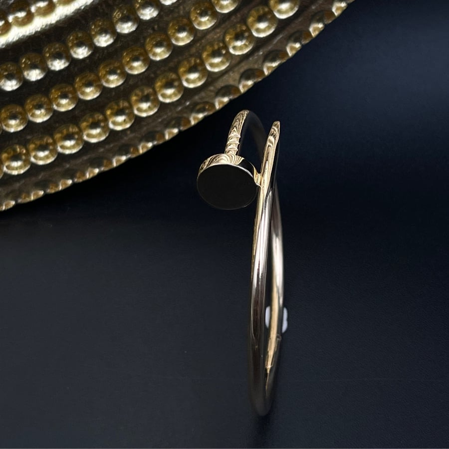 Yellow gold bracelet, 18 karat, size 16
