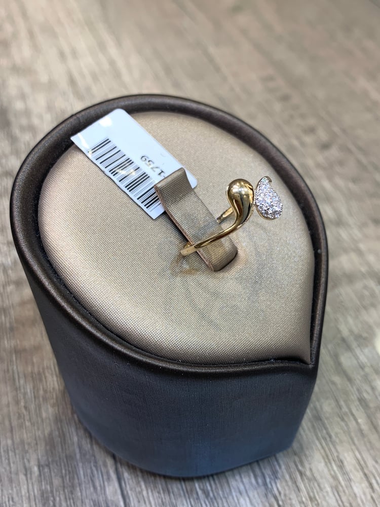 خاتم ذهب عيار18 R-1759 الوزن 0.90