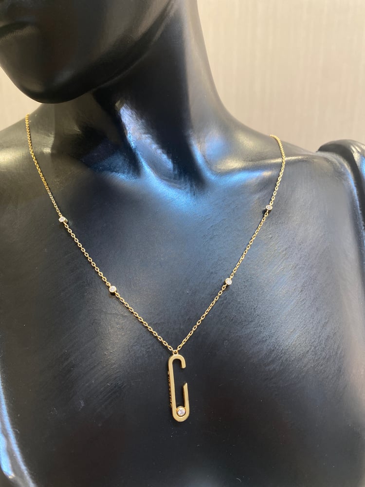 Open Muska necklace 18 karat