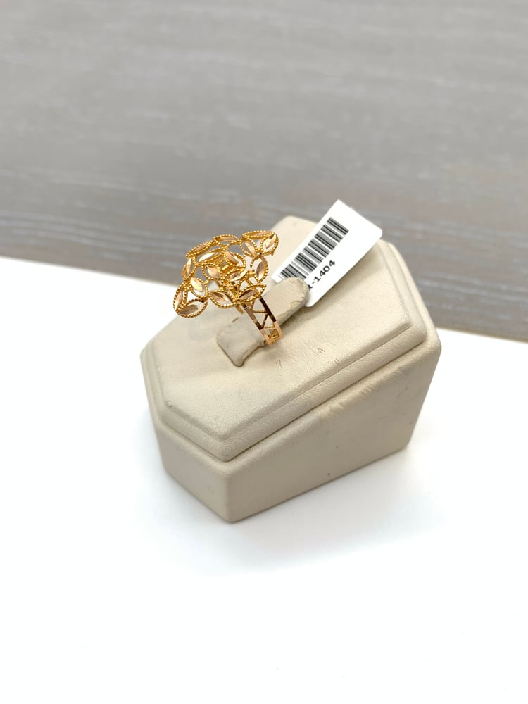 21-karat gold ring