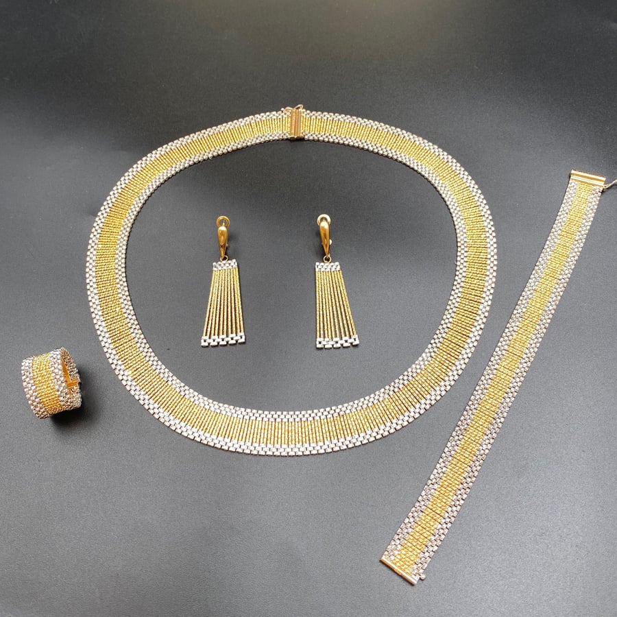 Italian gold set 21 karat