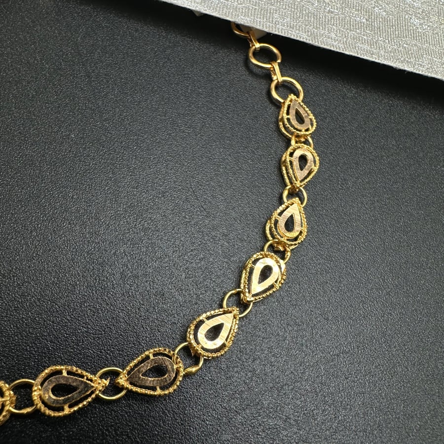 Yellow gold bracelet 21 karat