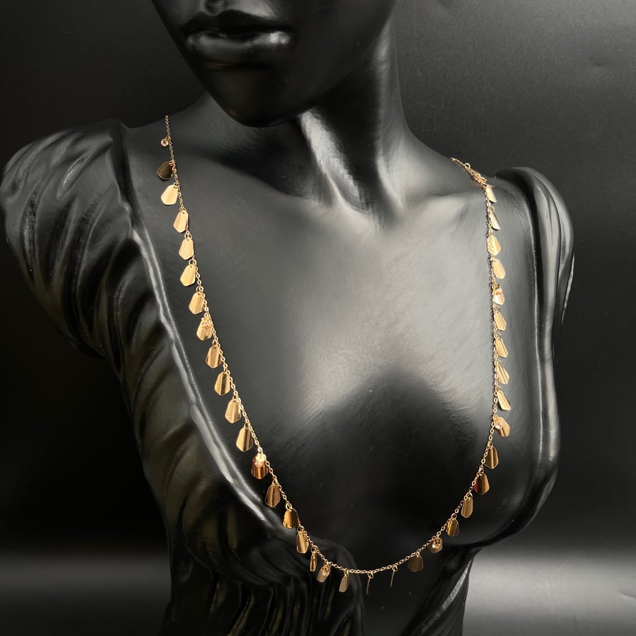Yellow gold prayer beads, 21 karat
