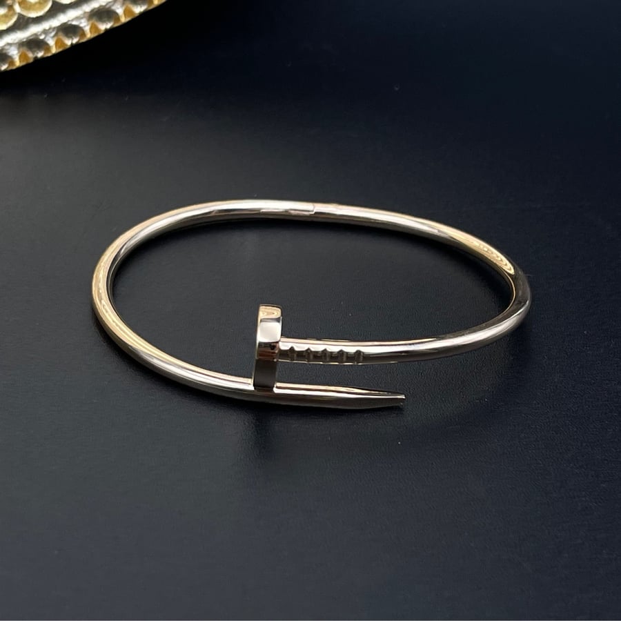 Yellow gold bracelet, 18 karat, size 16