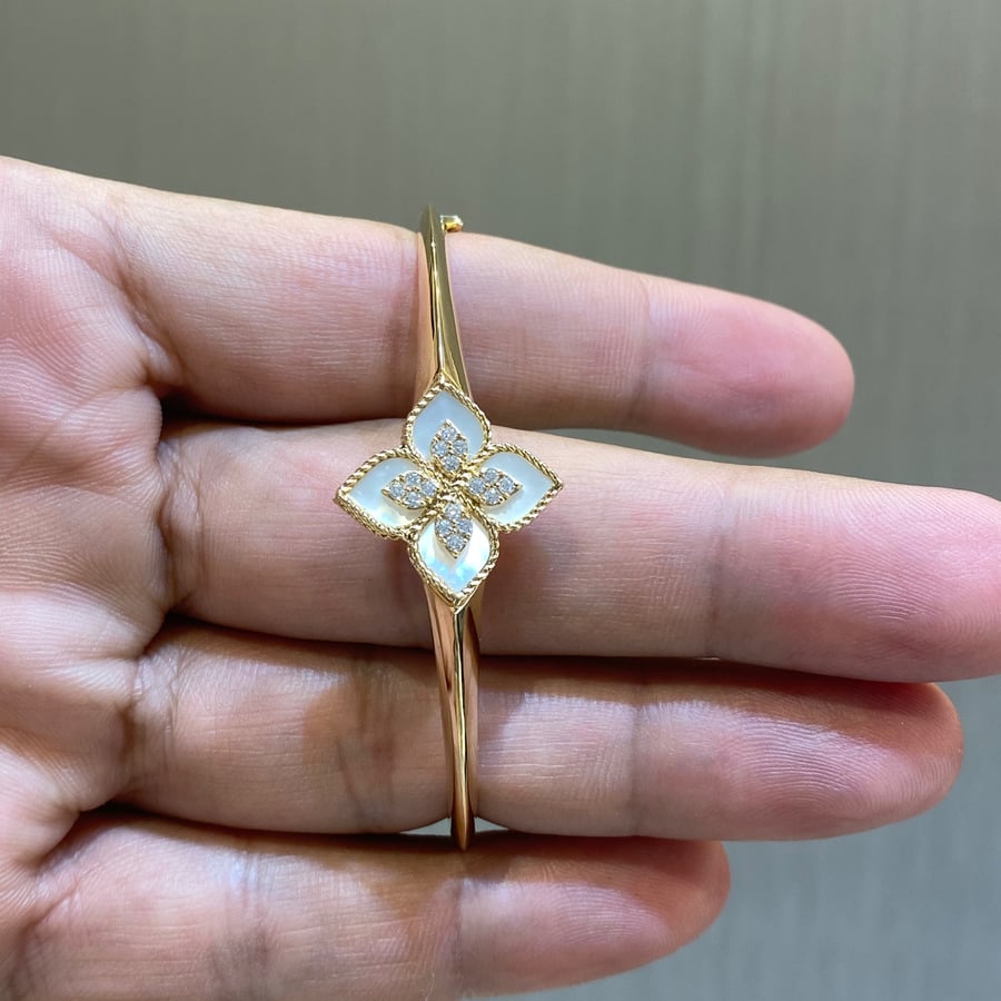 18 karat gold bracelet size 18