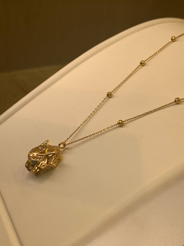 ‏عقد ذهب عيار 18 / N-1557