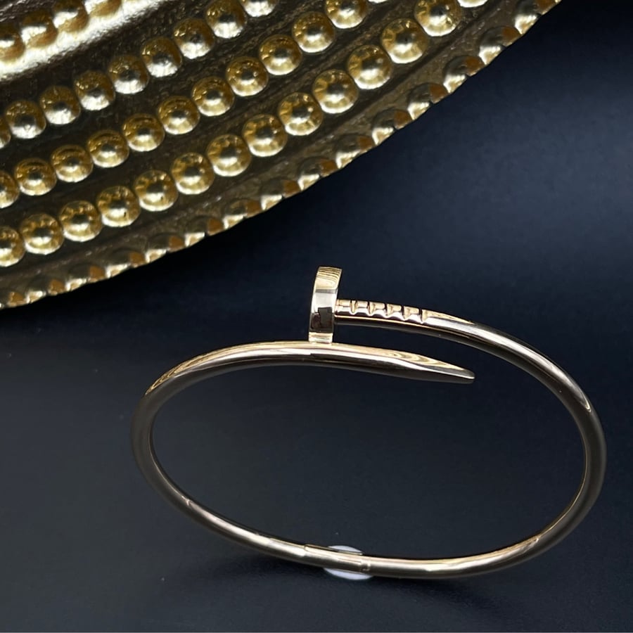 Yellow gold bracelet, 18 karat, size 16