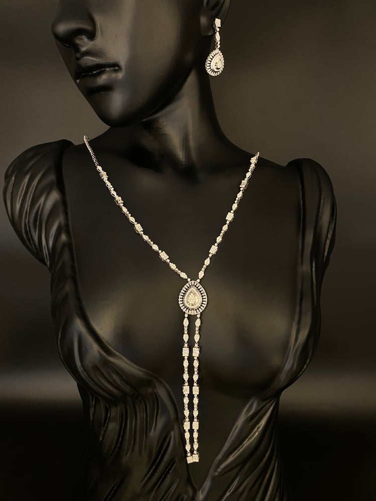 Prayer bead + white gold ring 18 karat