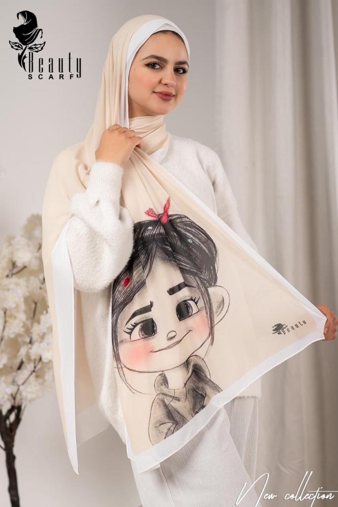 طرح شيفون مشجر
