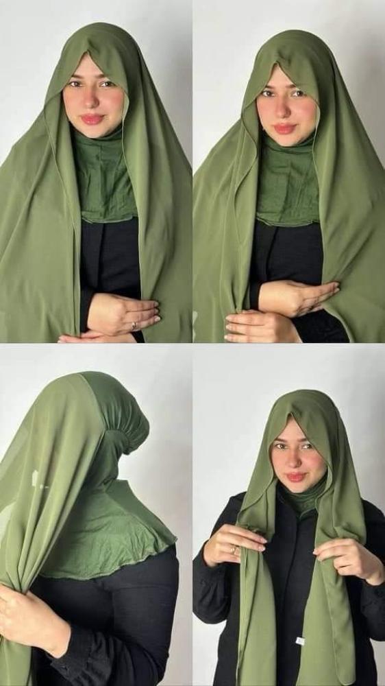 طرحه بتلبيسه للرقبه - متعدد الالوان
