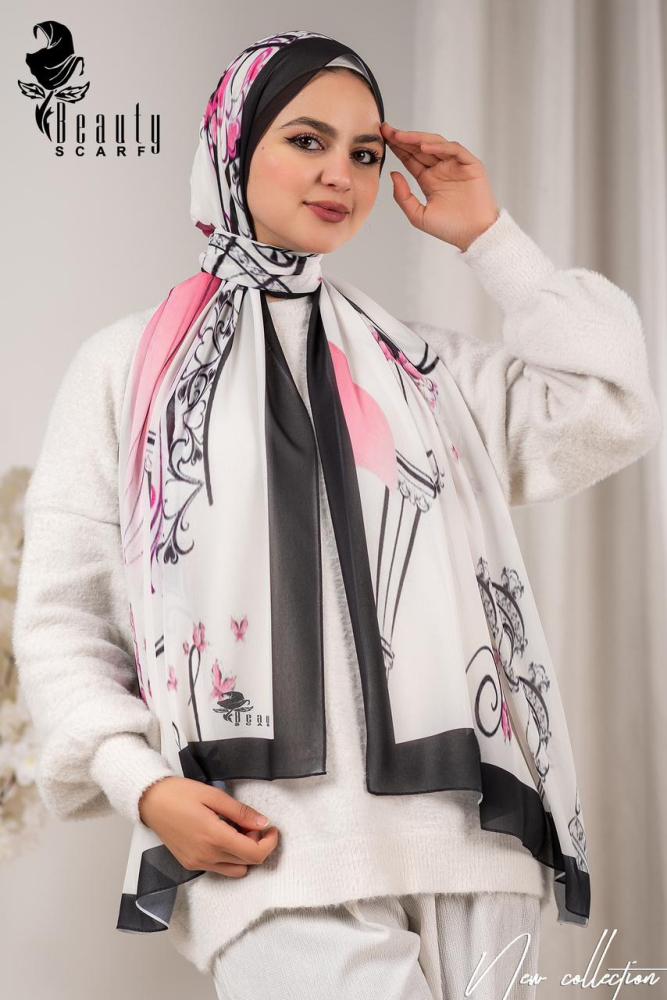 طرح شيفون مشجر
