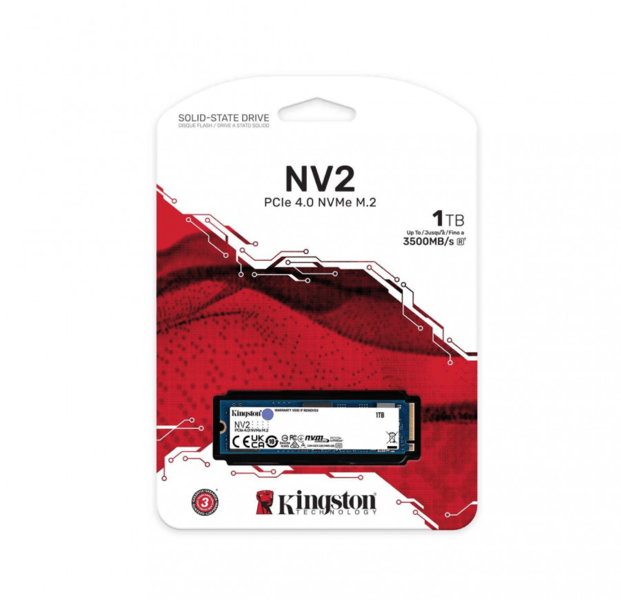 وحدة تخزين واحد تيرا  Kingston NV2 1TB M.2 2280 NVMe Internal SSD