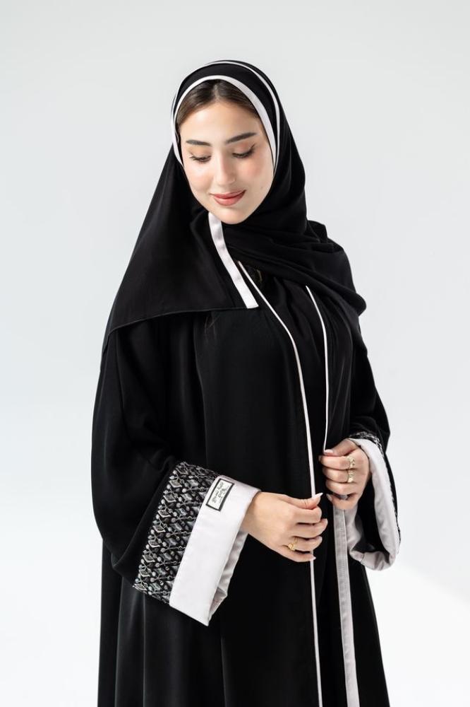 احلى عباية كريب اسود - قصة نسيج