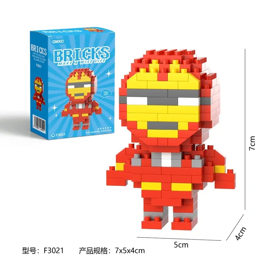 تركيبة أيرون مان | Iron Man Mini Bricks