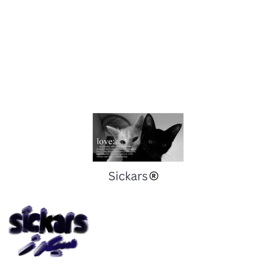 ميني ستيكر صلب ضد الماء قطوتين حب | Mini Sticker Cats Love