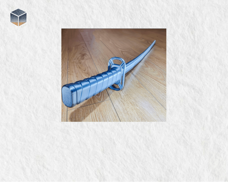 سيف الكاتانا التلسكوبي - الإصدار الثلجي (Telescopic Katana - Ice Blue)