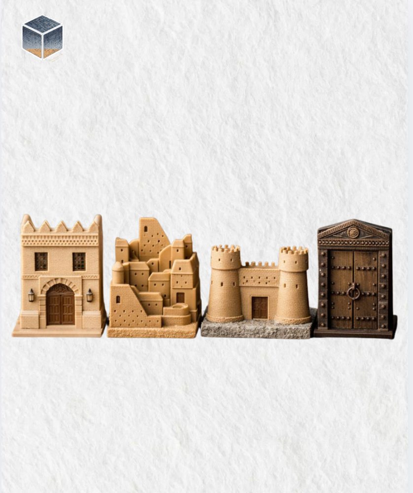 مجسّمات معمارية مصغرة ( مجموعة كاملة)