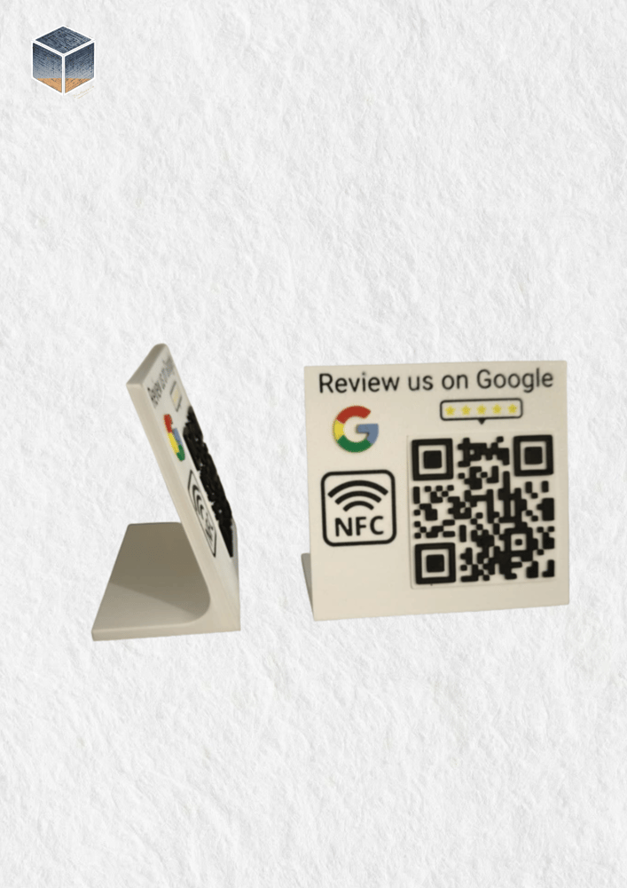 قاعدة تقييم جوجل الذكية (NFC + QR Code)