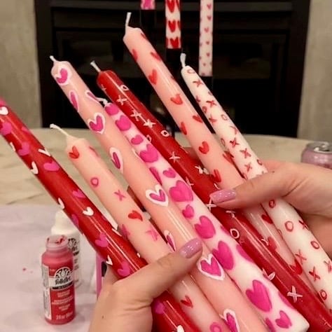 Drawing box on candles