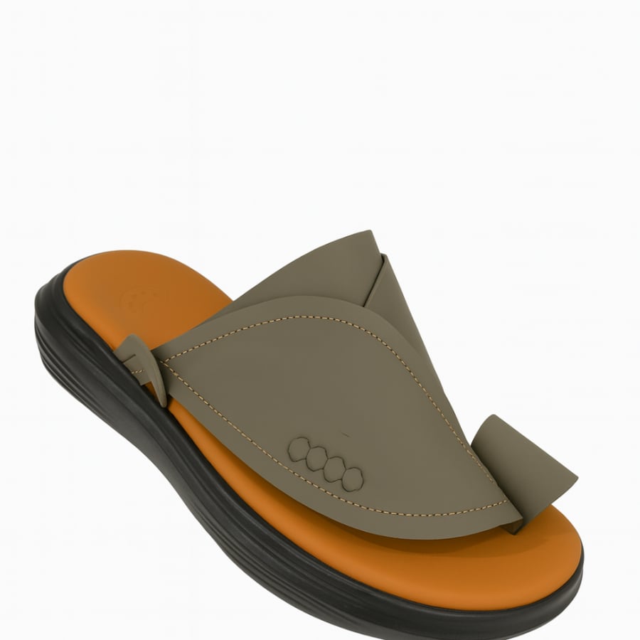 نعال طبي لون زيتي 4 سم AS505