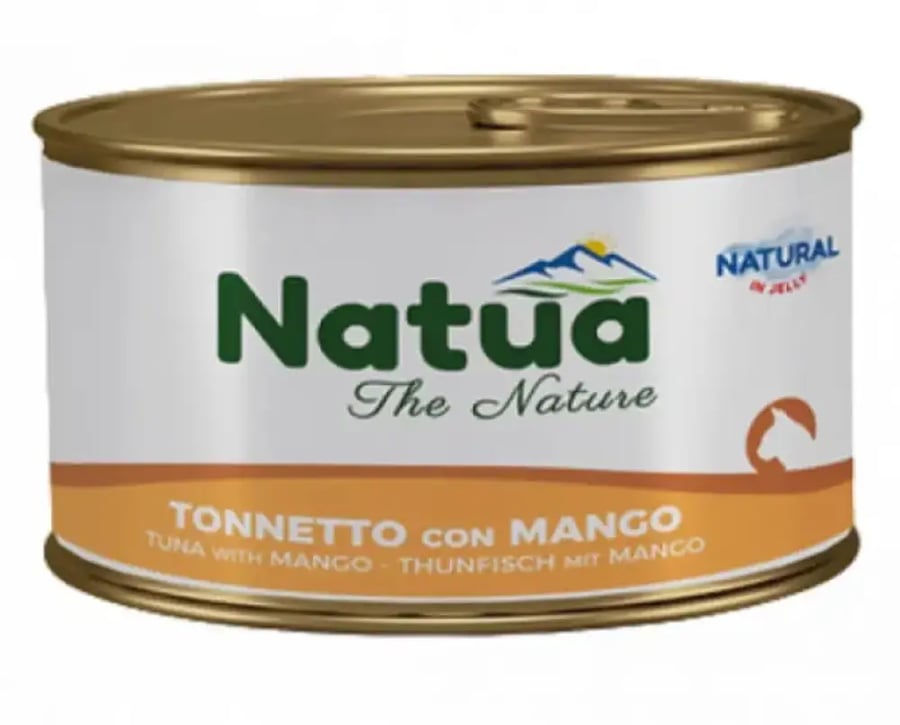 ناتوا طعام رطب للقطط بالتونة والمانجو في الجيلي 85 جرام | Natua Wet Cat Food with Tuna & Mango in Jelly 85g