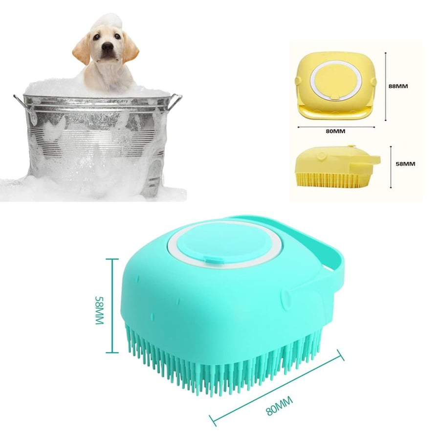 Silicone Massage Bath Brush for Pets