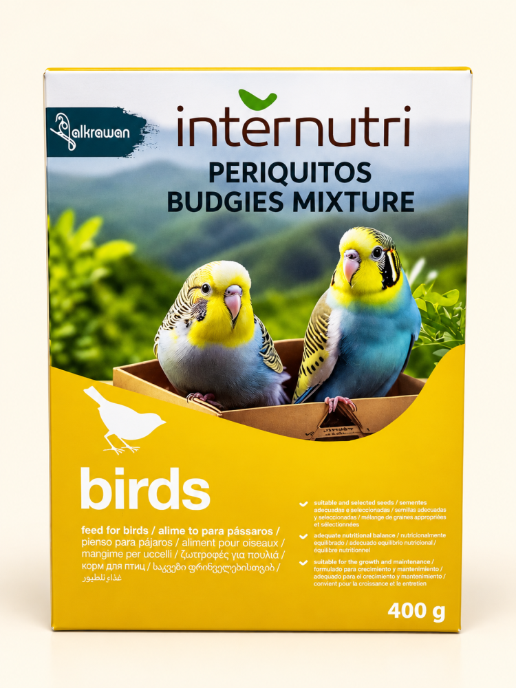 إنتر نوتري مشكل غذاء طيور البادجي | Internutri Budgies Mixture