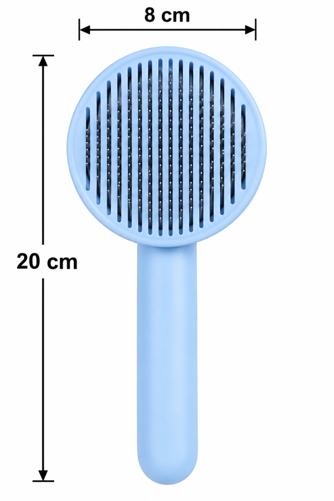 فرشاة تمشيط وإزالة الشعر المتساقط للقطط والكلاب – متوفرة بعدة ألوان | Pet Grooming Brush for Cats & Dogs – Available in Multiple Colors
