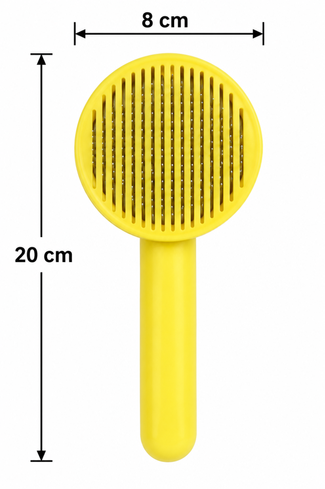 فرشاة تمشيط وإزالة الشعر المتساقط للقطط والكلاب – متوفرة بعدة ألوان | Pet Grooming Brush for Cats & Dogs – Available in Multiple Colors