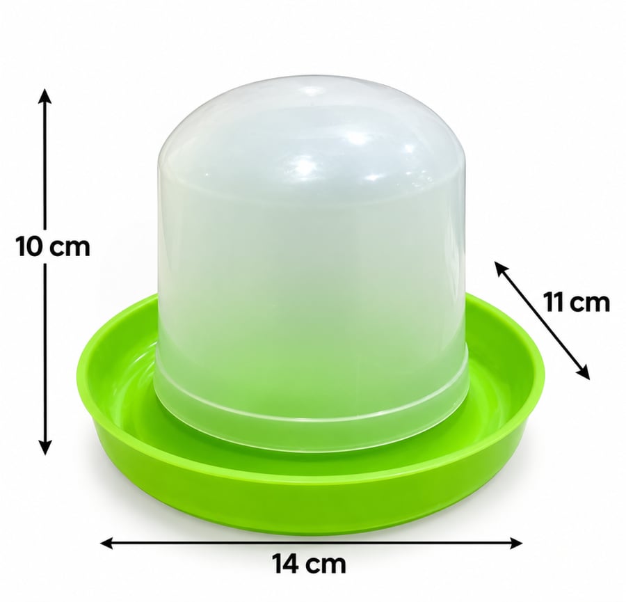 مسقاية مياه بلاستيكية للطيور والدواجن متوفرة بعدة ألوان | Plastic Bird & Poultry Water Dispenser