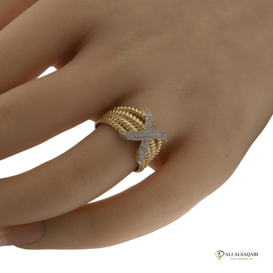 X Diamond Ring