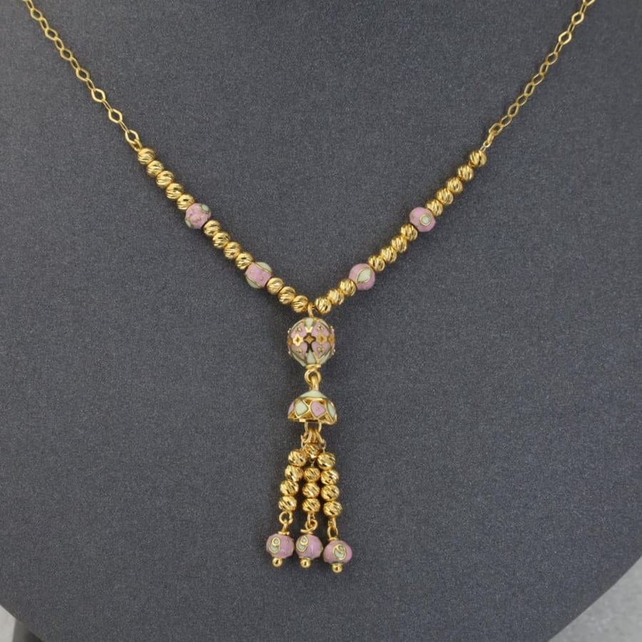 Purple Indian Pendant