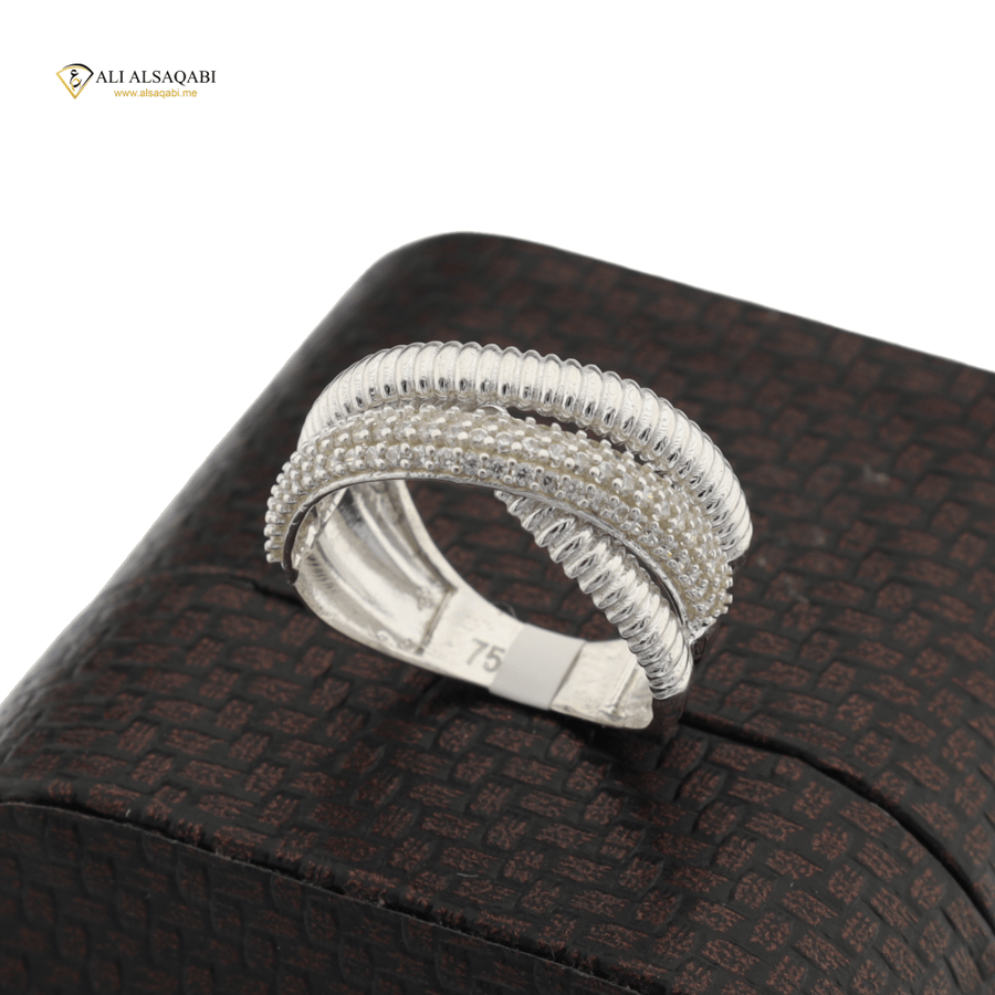 white gold ring