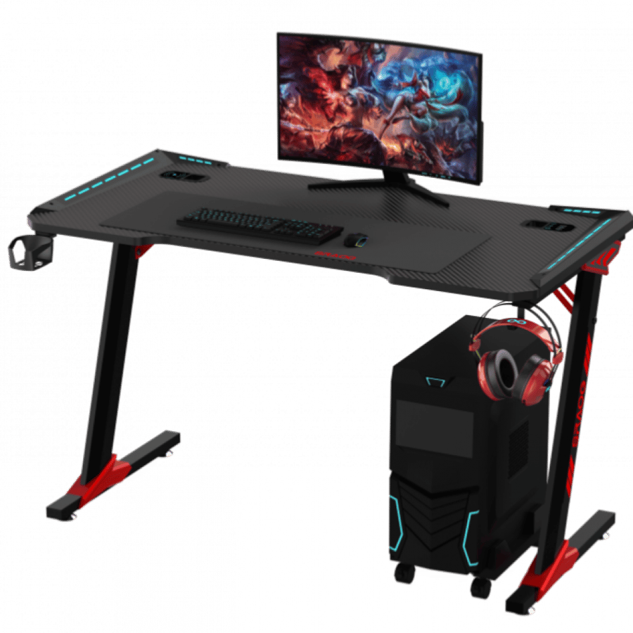 طاولة العاب زد 120 اضاءة متغيرة الالوان من هاي اند Gaming table Z120 RGB highend