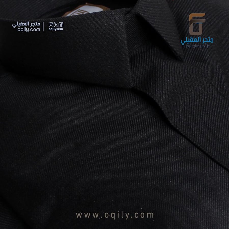 ثوب شتوي الاصيل اسود