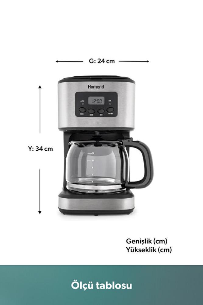 ماكينة القهوة المفلترة Coffeebreak 5006h ذات الوقت المضبوط XL (12 كوب).