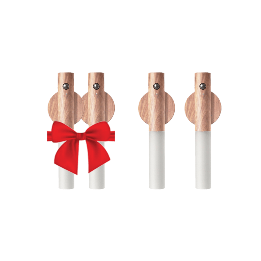 A set of 4 wall lights