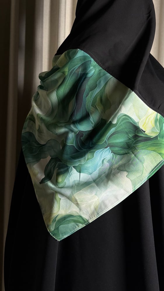 Jet Black Abaya