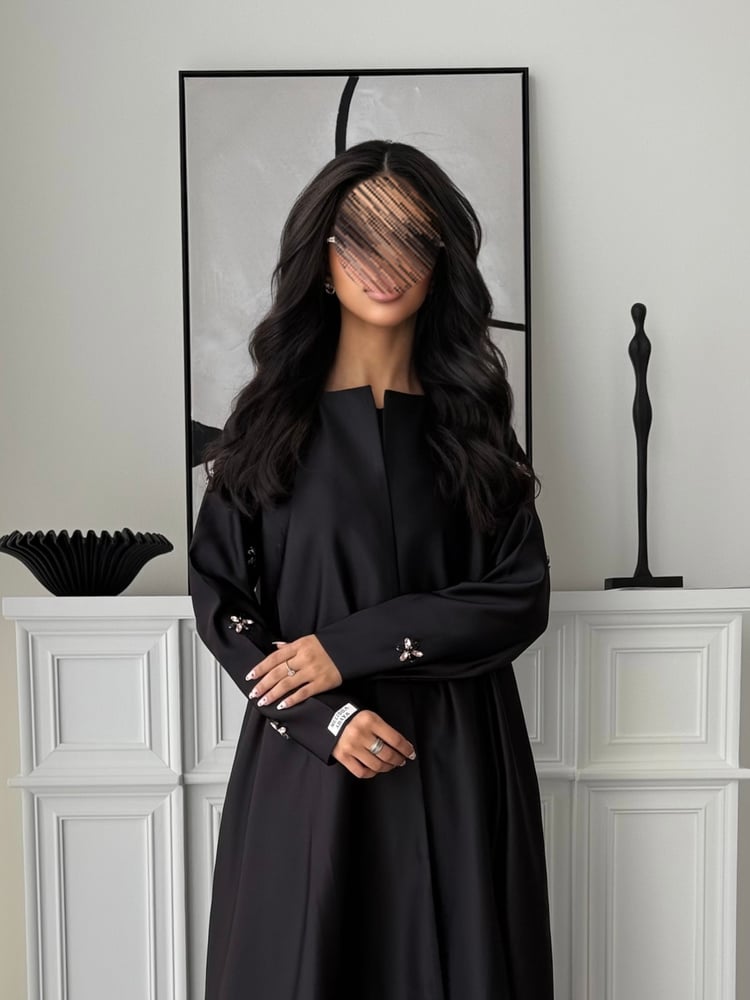 Luxe Black Abaya