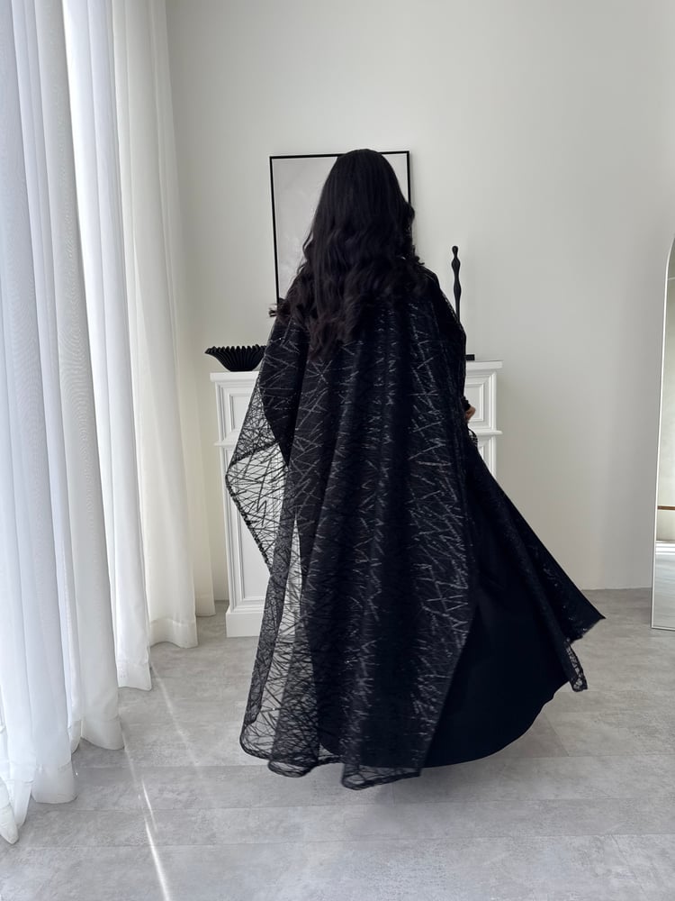 Lustre Black Abaya