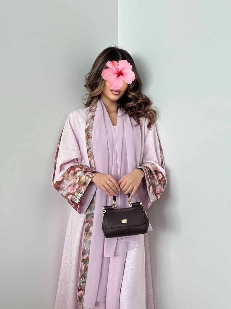 Soft Blush Abaya
