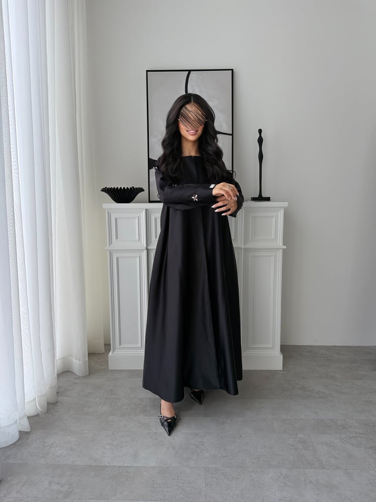 Luxe Black Abaya