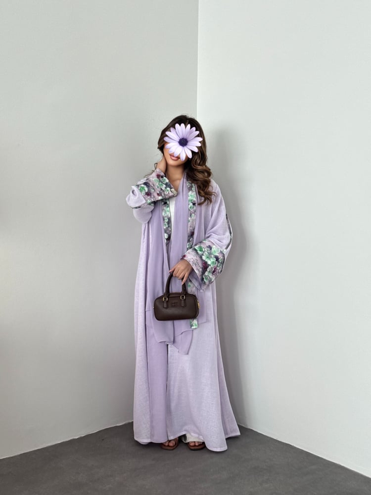 Soft LAVENDER Abaya