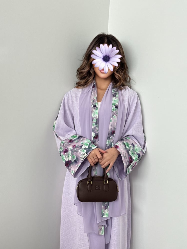 Soft LAVENDER Abaya