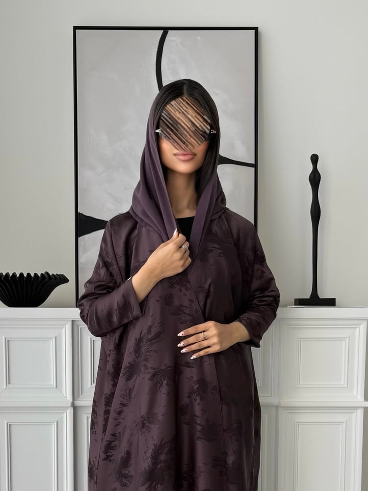 Flow Mulberry Abaya